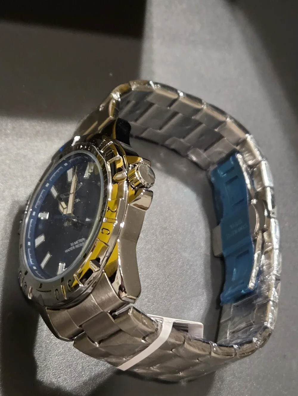 Invicta Specialty I Men's Quartz Watch 42mm Blue Dial Steel Bracelet ( NIB )